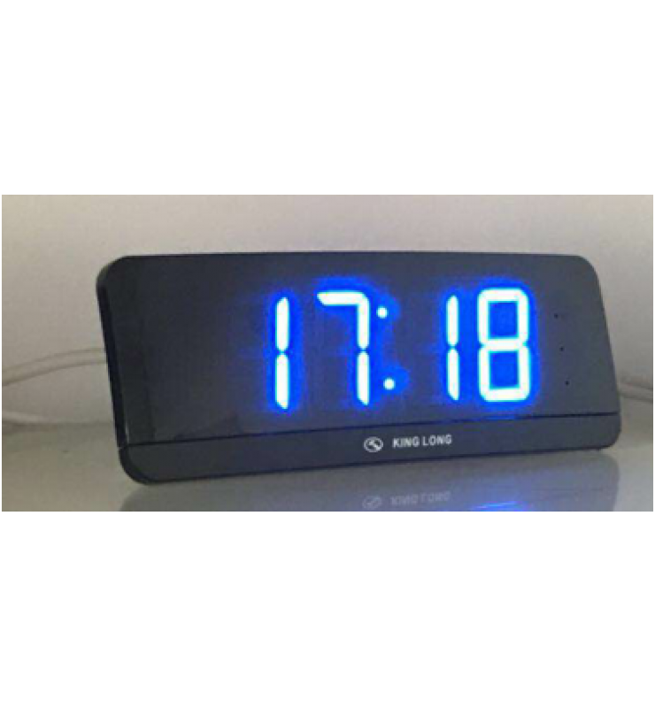 Embedded electronic clock