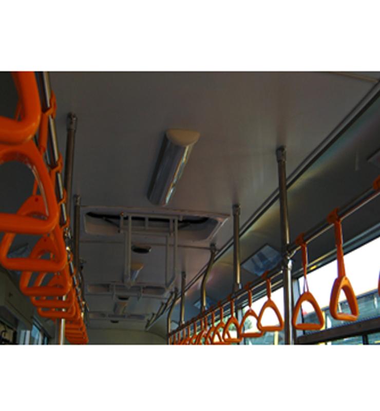 Bus handrail